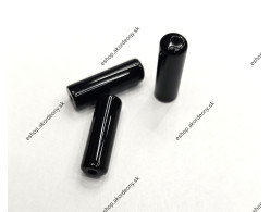 Stĺpik pod basový gombík, farba pastelová čierna 6,5 x 20 mm